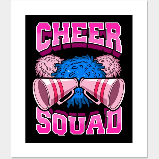 Cheer Squad Cheerleader Cheer Leading Wall Art by E